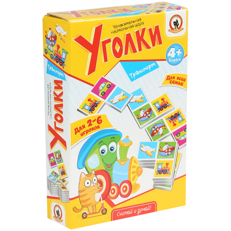 Игра настольная Русский стиль "Уголки. Транспорт"