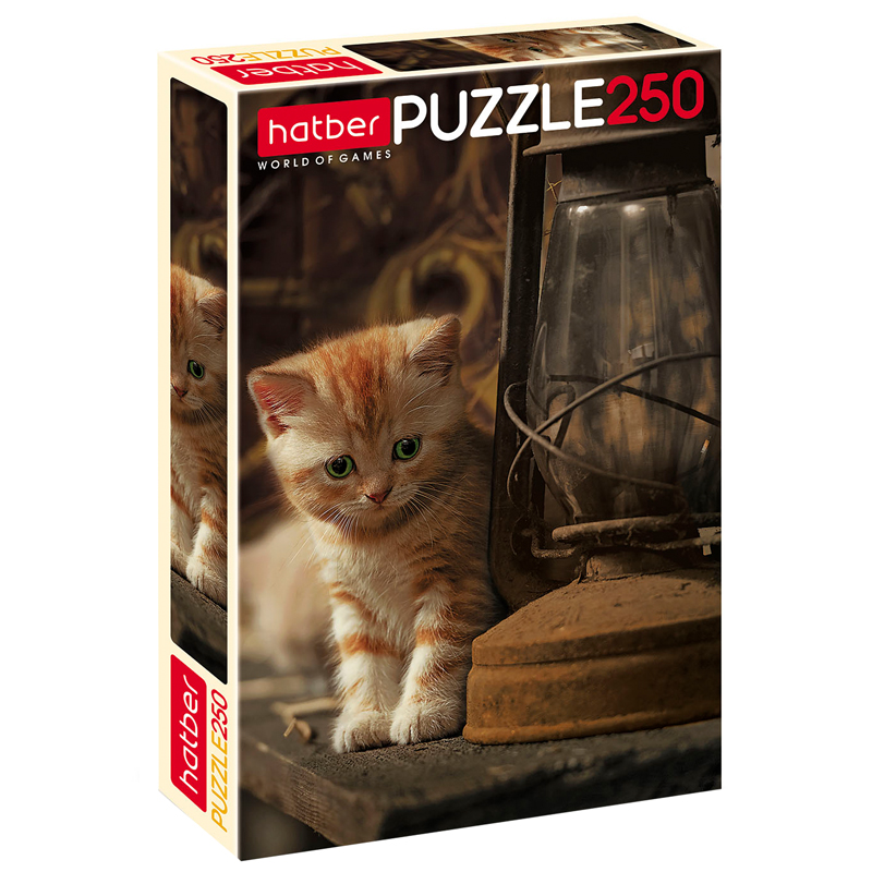 Пазл  250 эл. Hatber "Милый котик"