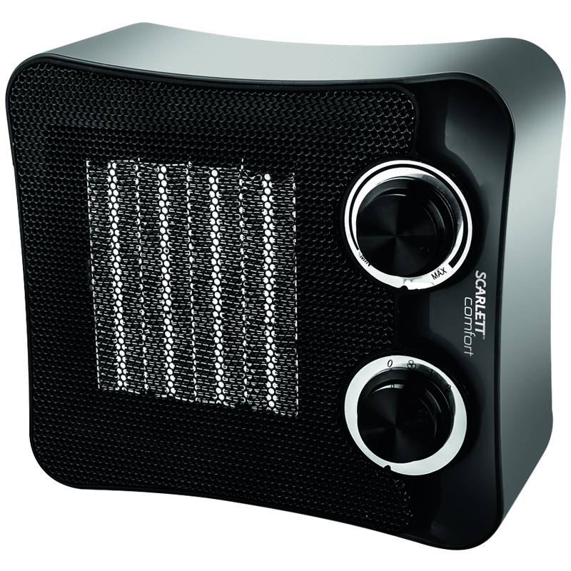 УЦЕНКА-Тепловентилятор Scarlett SC-FH53K02. 1500Вт. керам. нагрев. элемент