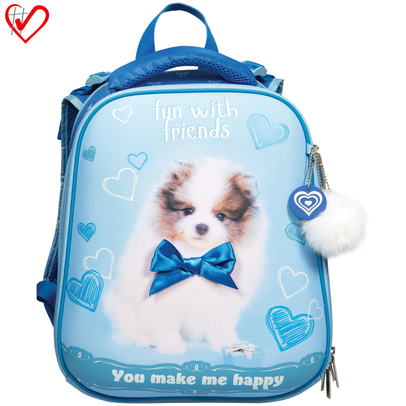 Ранец Berlingo Expert "Fluffy puppy" 37*29*18см, 2 отделения, анатомическая спинка