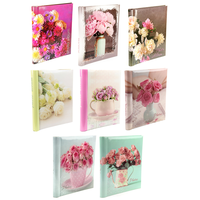 Фотоальбом магнитный 20 листов 23*28см, внутренняя спираль Veld-co "Bouquets"