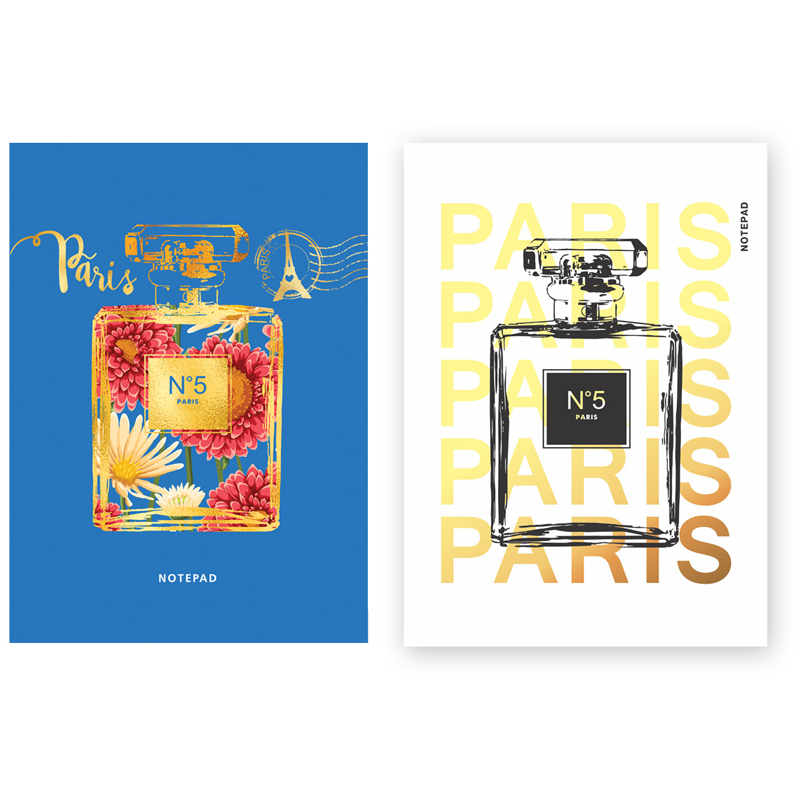 Бизнес-блокнот А6, 64л., BG "Parfum", матовая ламинация, тиснение гологр.фольгой