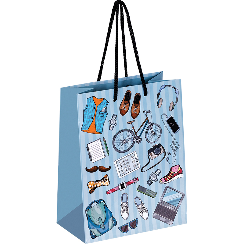 Пакет подарочный 18*23*10см ArtSpace "Men style", ламинированный