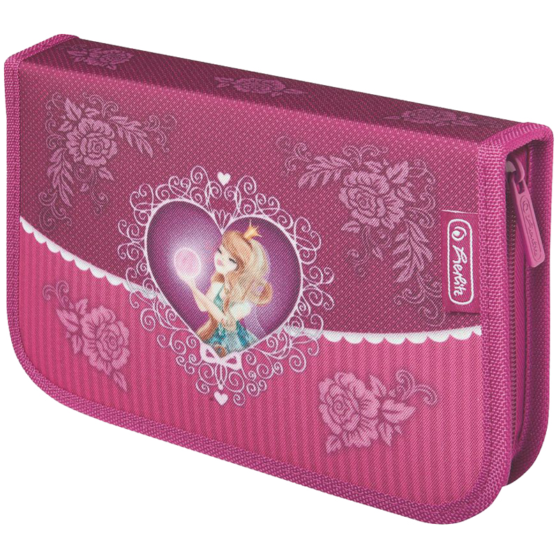 Пенал 1 отделение 200*140*35 "Magic princess", с наполнением