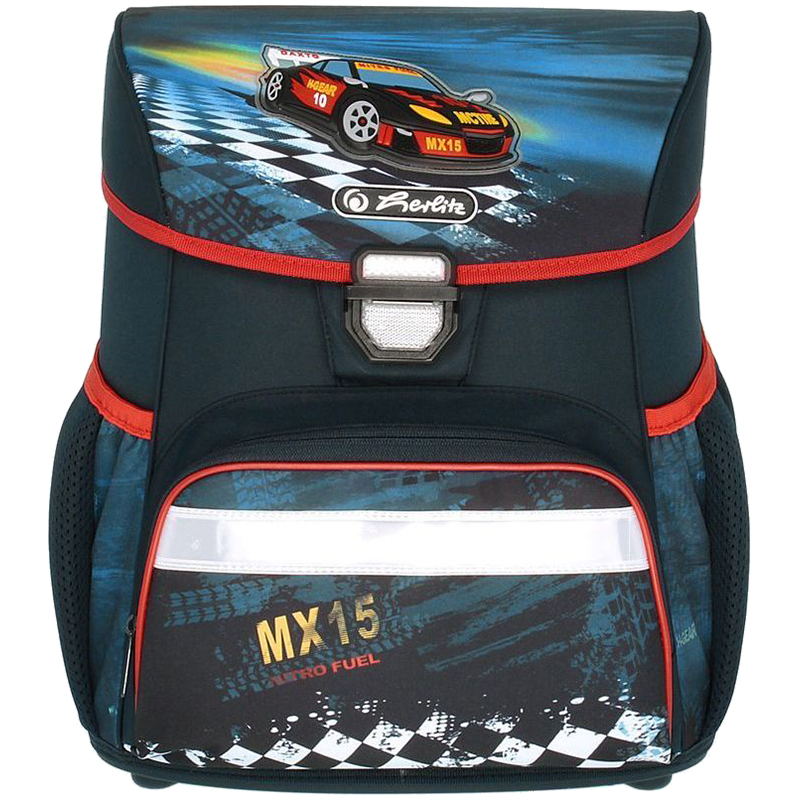 Ранец Herlitz Loop "Super Racer", 37*31*24см, 1 отделение, 3 кармана, эргономичная спинка