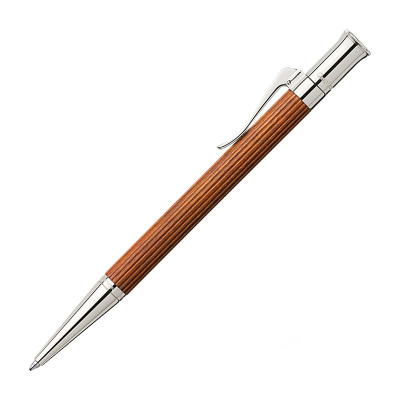 Ручка шариковая Graf von Faber-Castell "Classic Pernambuco" черная, поворотн., подар. уп.