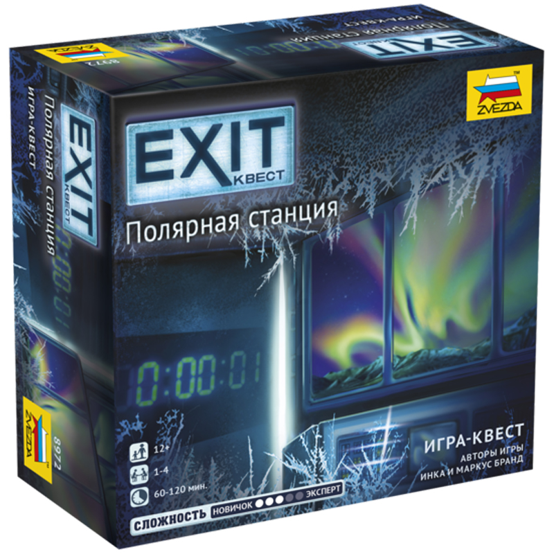 Игра настольная Звезда "EXIT Квест. Полярная станция"