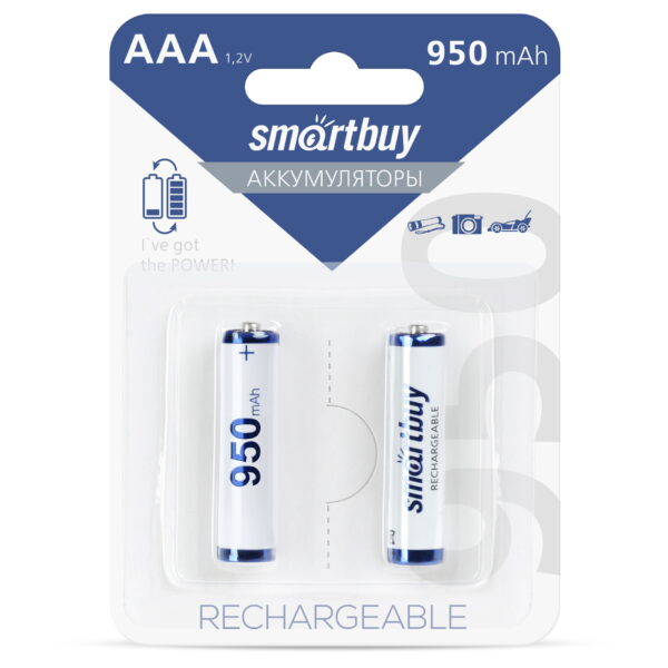 Аккумулятор Smartbuy AAA (HR03) 950mAh 2BL_1