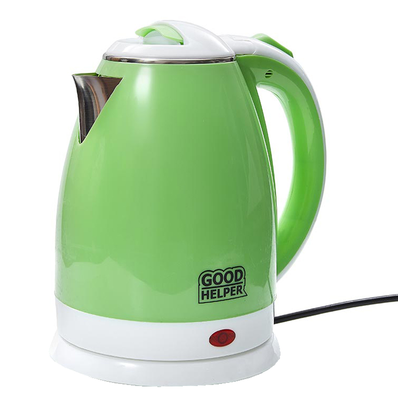 Чайник электрический GoodHelper KPS-180C, 1,8л, 1500Вт, пластик, салатовый