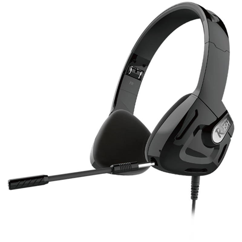 Наушники с микрофоном Smartbuy Rush Lancer, складная конструкция, съемный микрофон, 2,5м, черный
