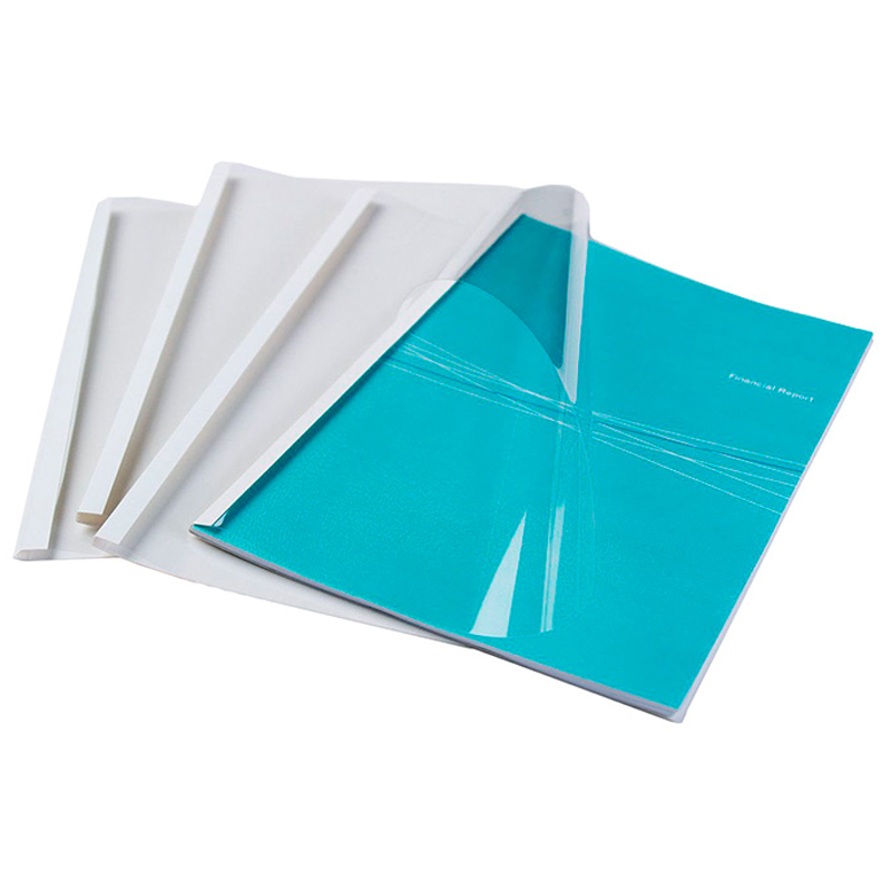 Обложка А4 Fellowes 6мм, 100шт, верх-проз. pvc, низ-глянц. картон