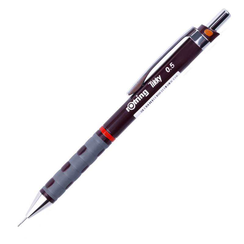 Карандаш механический Rotring "Tikky" 0,5мм, HB, темно-бордовый