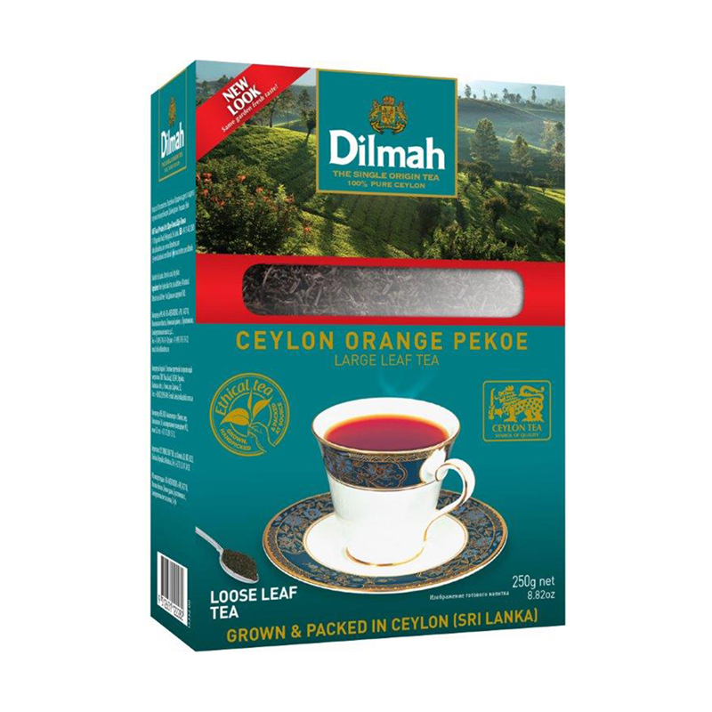 Чай Dilmah "Цейлонский", черный, листовой, 250г