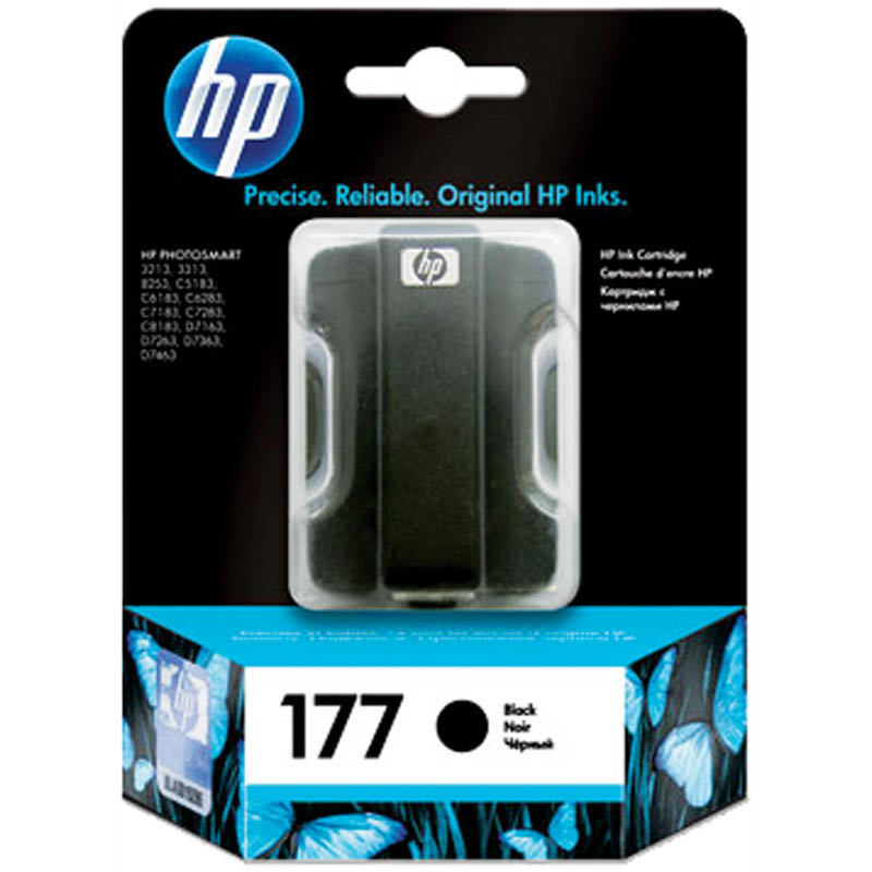 Картридж ориг. HP C8721HE (№177) черный для Photosmart 3213/3313/8253/C5183/C6683/C6283 (410стр.)