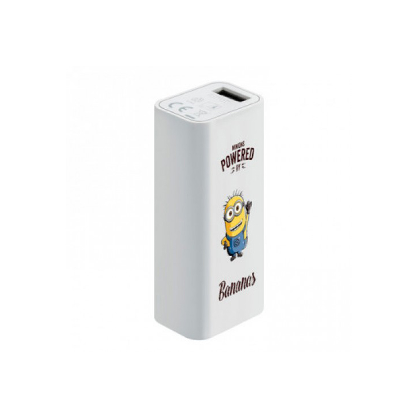 Внешний аккумулятор GP PowerBank GP1C02AWE 2600mAh, миньоны
