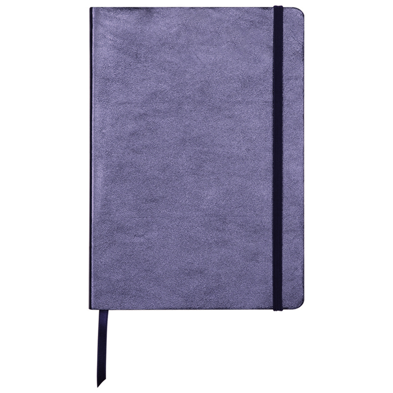 Записная книжка А5 72л. кожа, Clairefontaine "Cuiris. Oil", 90г/м2, на резинке, ляссе, карман