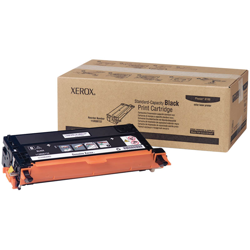 Принт-картридж ориг. Xerox 113R00722 черный для Phaser 6180 (3000стр)
