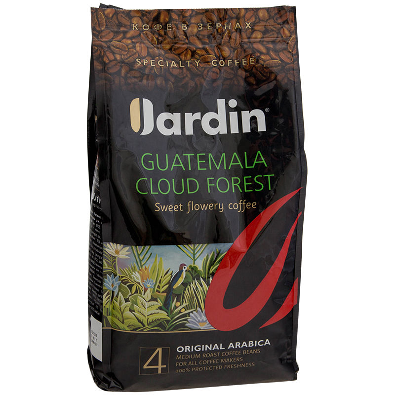 Кофе в зернах Jardin "Guatemala Cloud Forest", вакуумный пакет, 1кг