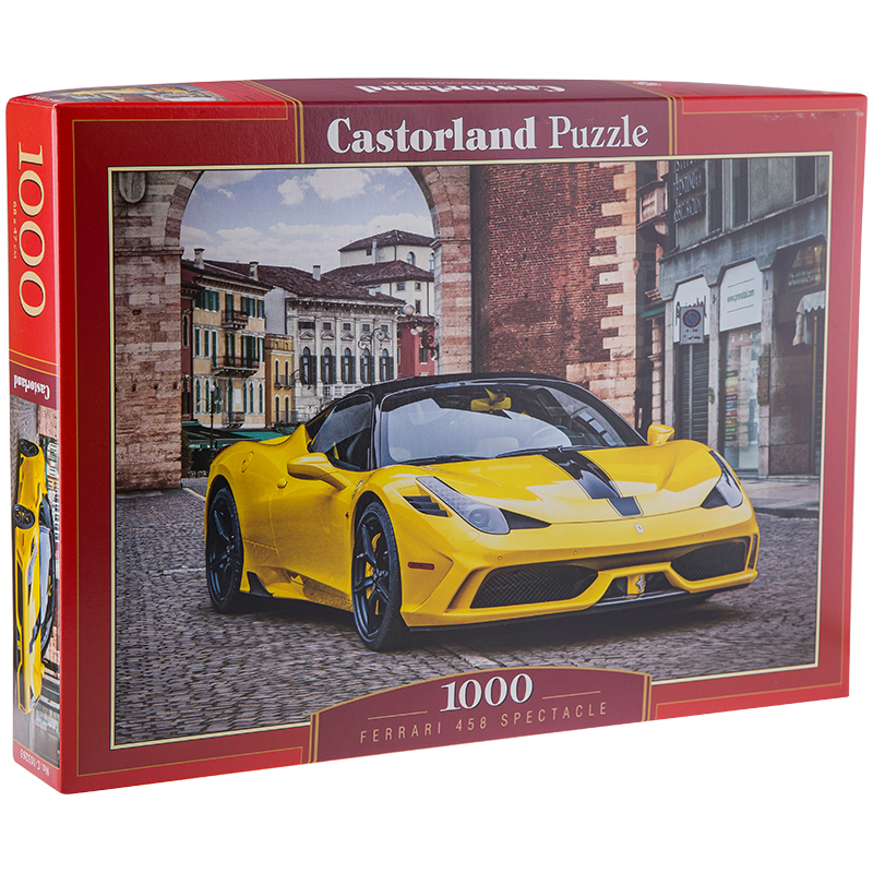 Пазл 1000 эл. Castorlаnd "Феррари 458", картонная коробка