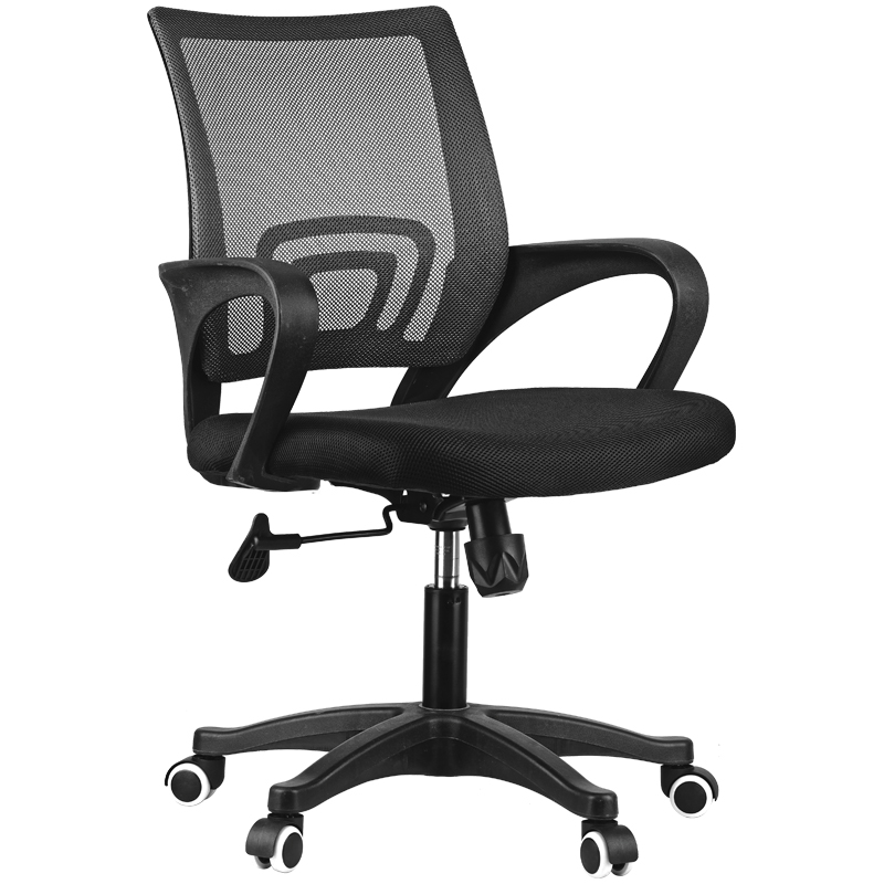 УЦЕНКА-Кресло оператора OfficeSpace SP-M96, ткань, спинка сетка черная/сиденье TW черная, механизм качания
