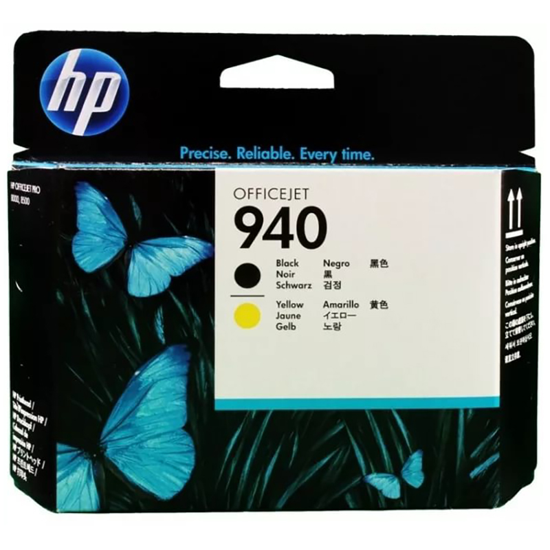 Печатающая головка ориг. HP C4900A (№940) черная/желтая для OfficeJet Pro 8000/8500