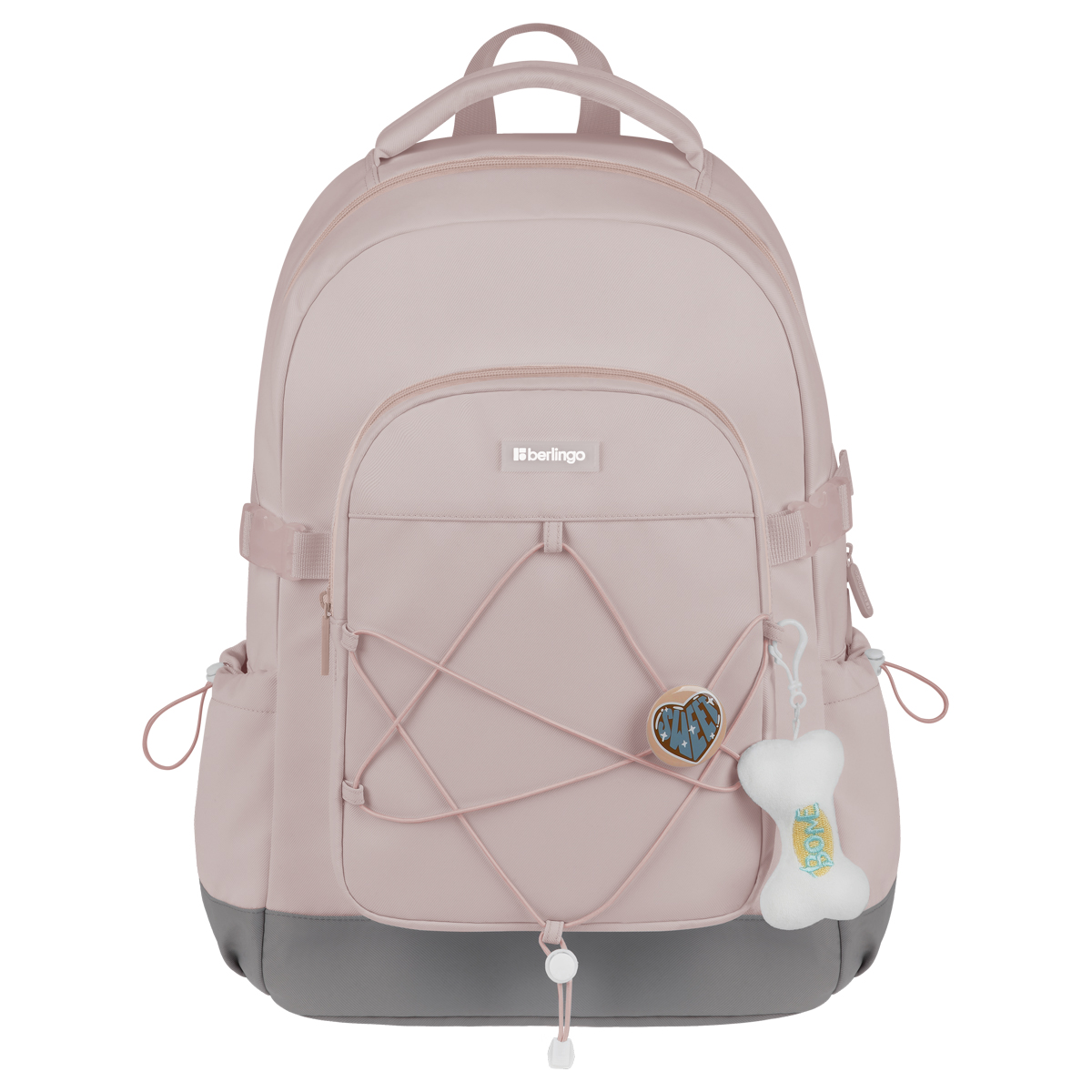 Рюкзак Berlingo X-Trend "Pink style" 44,5*31,5*18,5см, 1 отделение, 4 кармана, уплотненная спинка