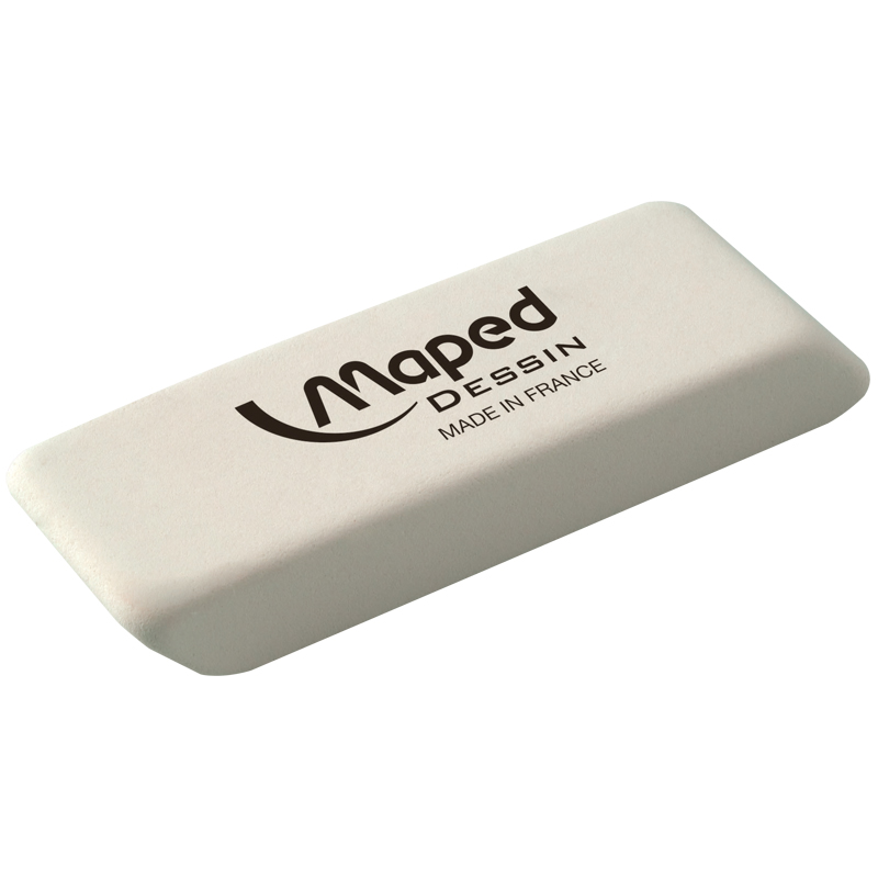 Ластик Maped "Dessin" скошенный, натуральный каучук, 54*18*8,8мм