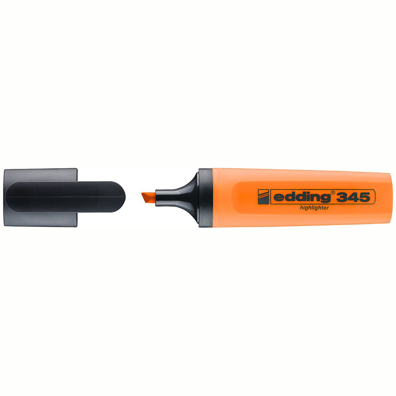 Текстовыделитель Edding "345" оранжевый, 2-5мм