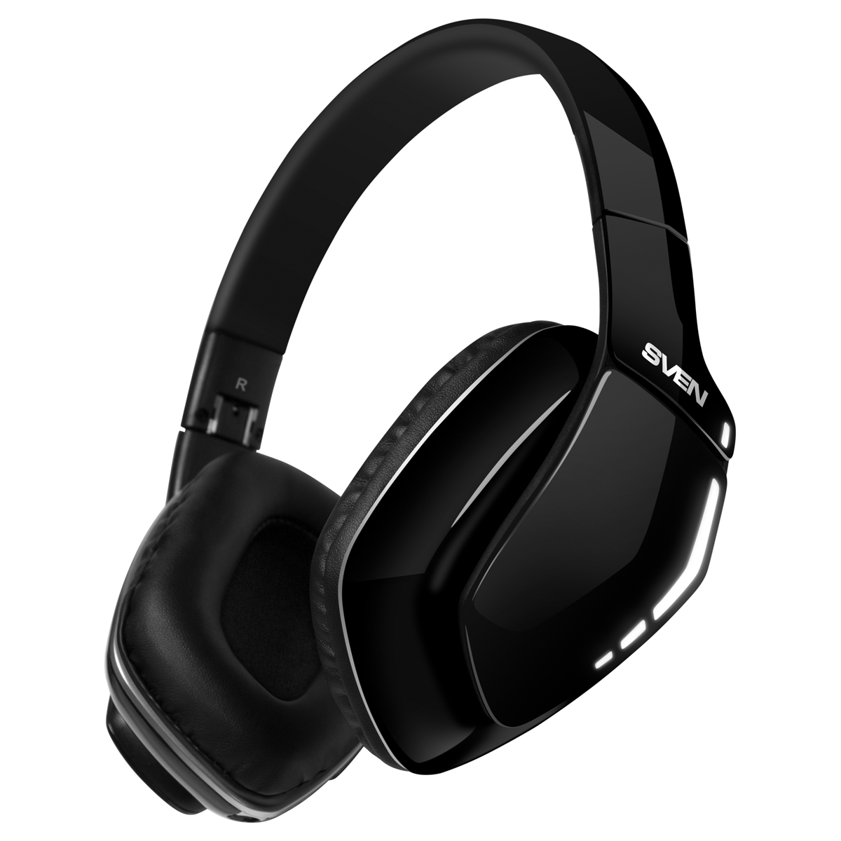 Наушники с микрофоном беспроводные Sven AP-B550MV, Bluetooth, складные, разъем Type-C, черный