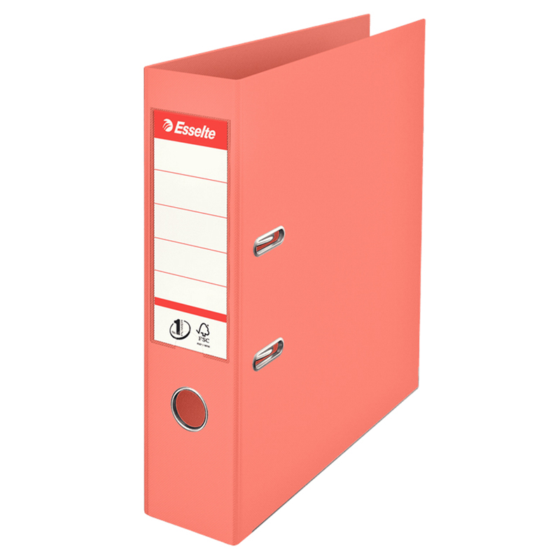 Папка-регистратор Esselte Colour'Ice No1 Power, 75мм, пластик, абрикосовый