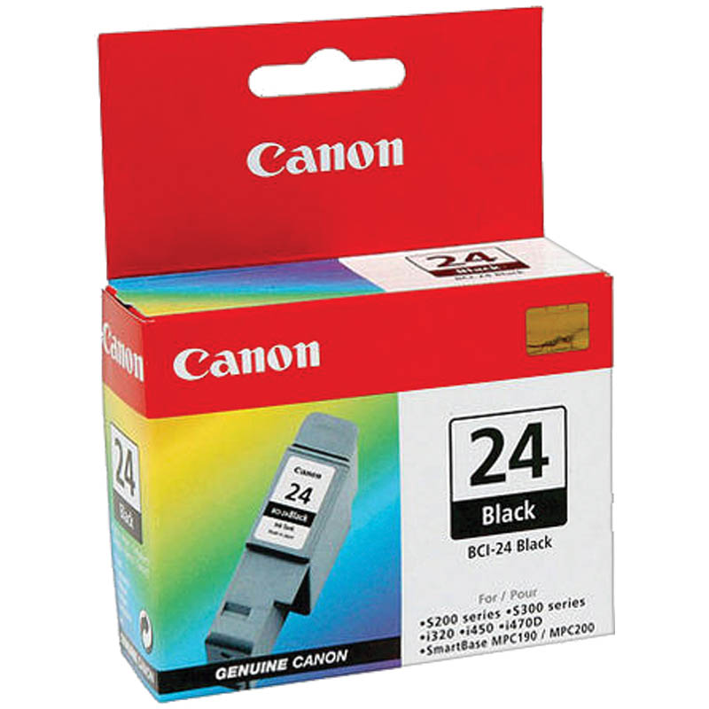 Картридж ориг. Canon BCI-24Bk черный для Canon i250/i320/i350/i450/i455/i470D (одиночная упаковка)