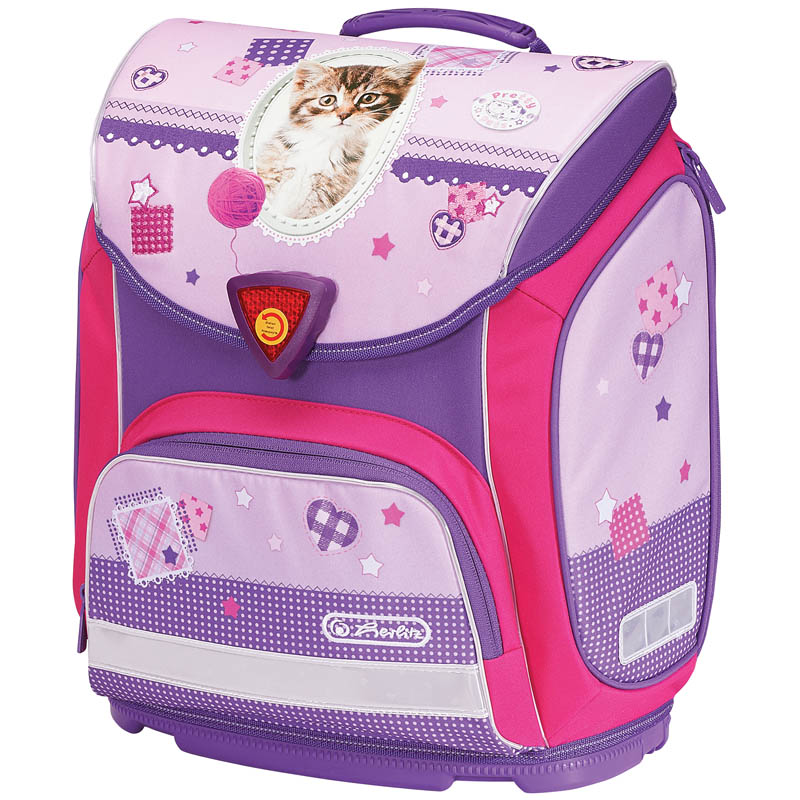 Ранец "Sporti Pretty Pets Cat" 38*36*22 см, 2 отделения, анатомическая спинка