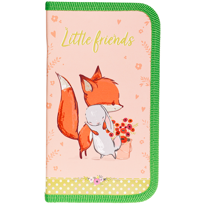 Пенал 1 отделение ArtSpace Little friends 190х115
