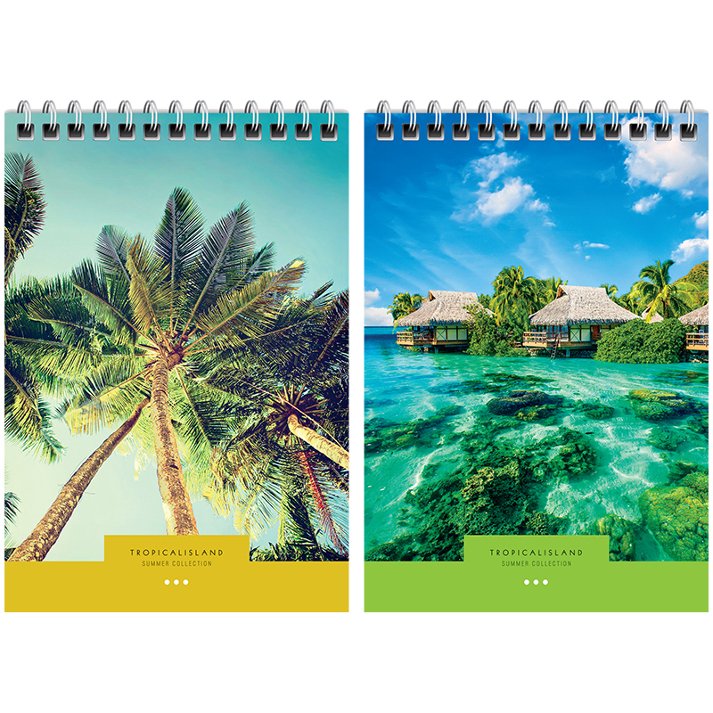 Блокнот А6 40л. на гребне ArtSpace "Путешествия. Tropical island"