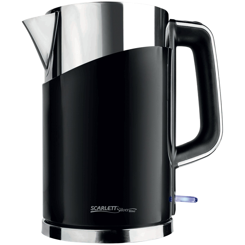 Чайник электрический Scarlett SL-EK22S01, 1,7л, 2200Вт, керамика/нержавеющая сталь
