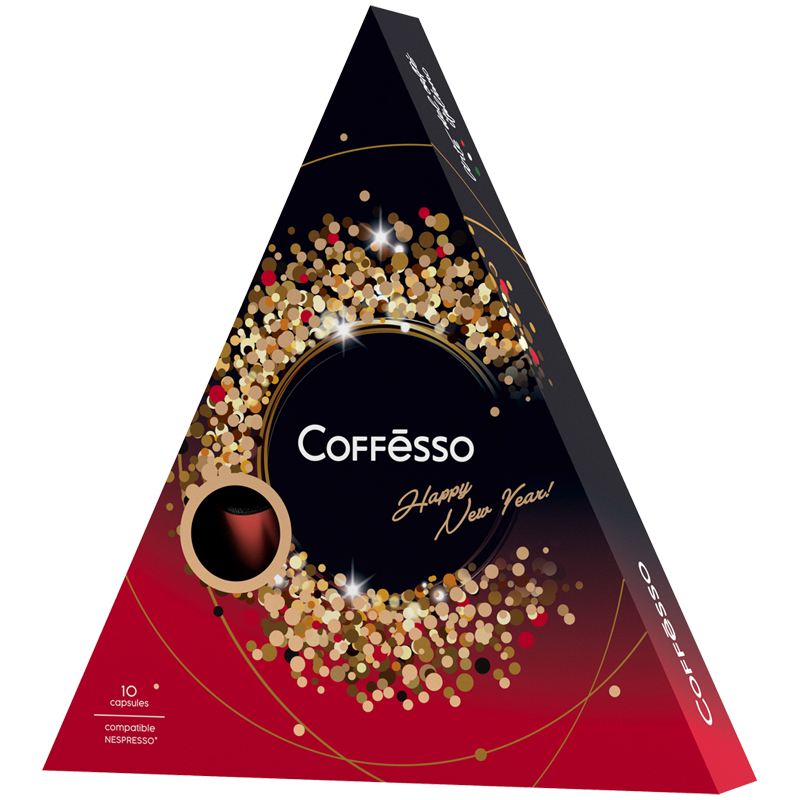 Подарочный набор кофе в капсулах Coffesso "Classico Italiano", капсула 5г, 10 капсул, для машины Nespresso