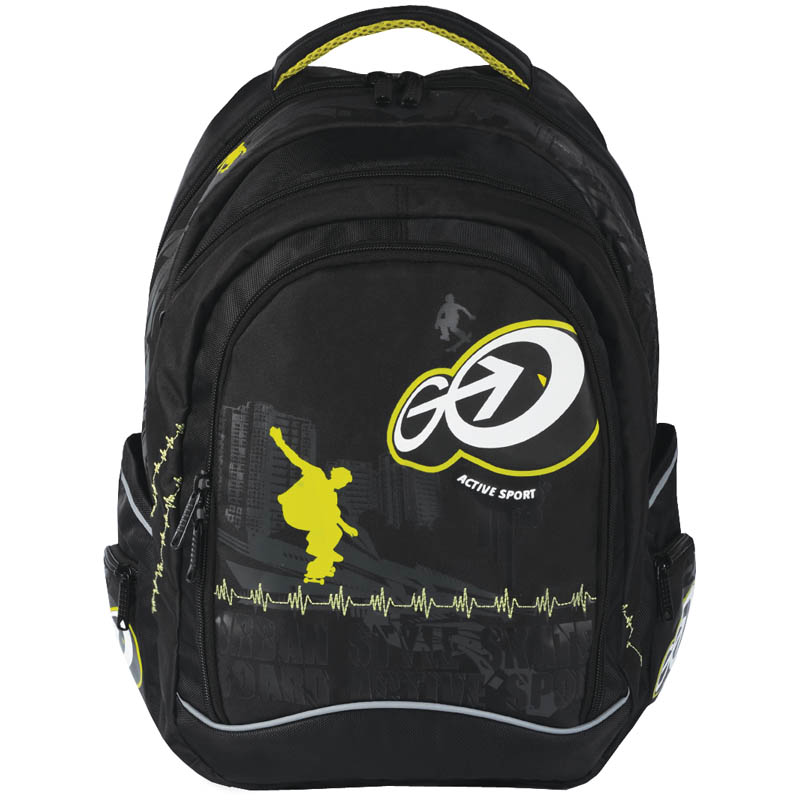 Рюкзак Exclusive "Active Sport" 43*32*20см, 2 отделения, 6 карманов, эргономичная спинка