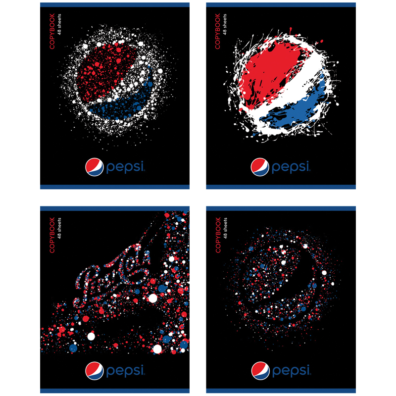 Тетрадь 48л., А5, клетка BG "PEPSI"