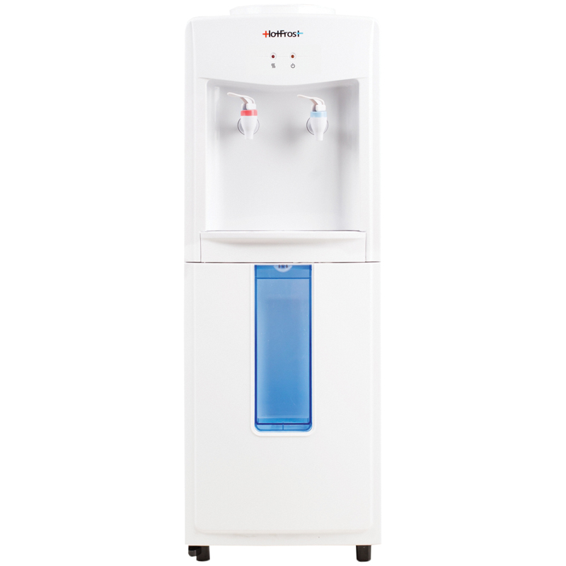 УЦЕНКА-Кулер для воды напольный HotFrost V118F, нагрев/комнатная, отсек для стаканчиков, белый