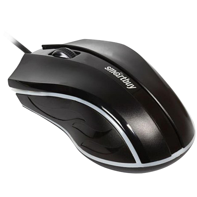 Мышь Smartbuy ONE 338, USB, с подсветкой, черный, 2btn+Roll