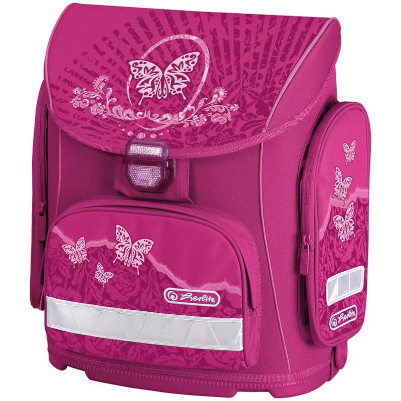 Ранец "Midi Rose Butterfly" 38*37*22 см с эргономичной спинкой