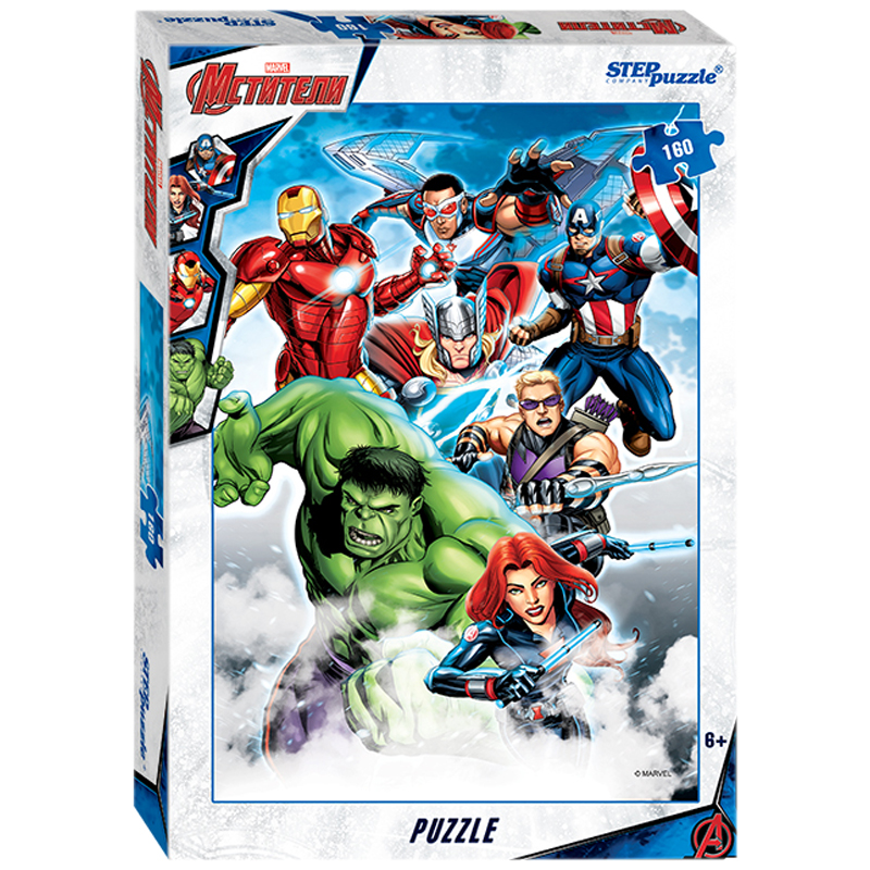 Пазл  160 эл. Step Puzzle "Marvel. Мстители -3"