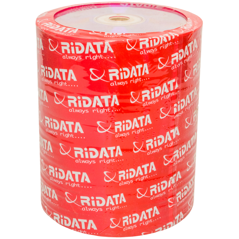 Диск DVD+R 4,7GB Ritek 16x Printable, подходят для печати Bulk (100шт)
