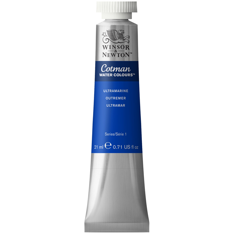 Акварель художественная Winsor&Newton "Cotman", 21мл, туба, ультрамарин