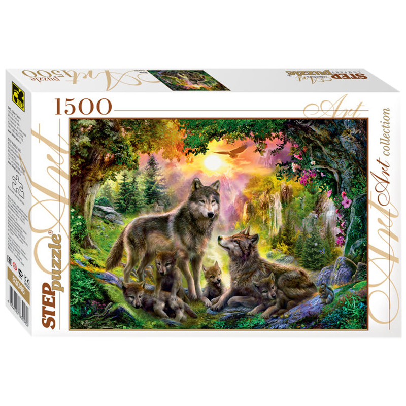 Пазл 1500 эл. Step Puzzle "Art Collection. Волки"