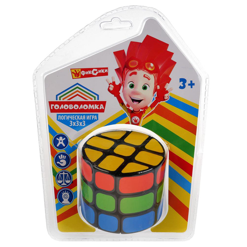 Игра-головоломка Играем вместе "Логическая игра. Фиксики", 5,5*d 6см, блистер