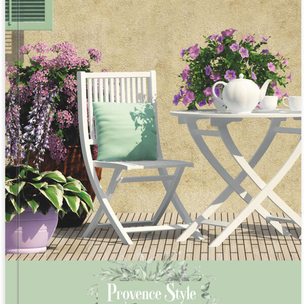 Тетрадь общая Lamark Provence Style/Стиль Прованс, А5, 80 л., на склейке, 148*193 мм, кремовый блок в точку, матовая ламинация