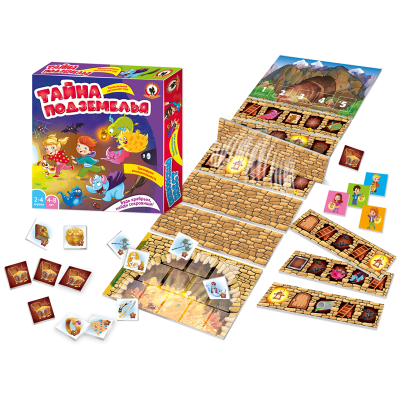 Игра настольная Русский стиль "Тайна подземелья", картонная коробка