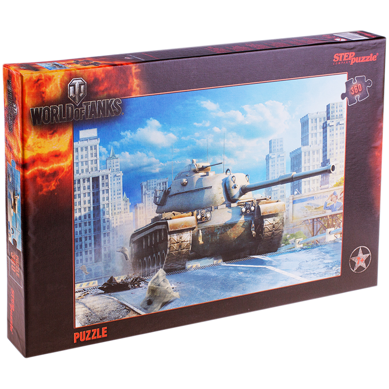 Пазл  360 эл. Step Puzzle "World of Tanks", картонная коробка