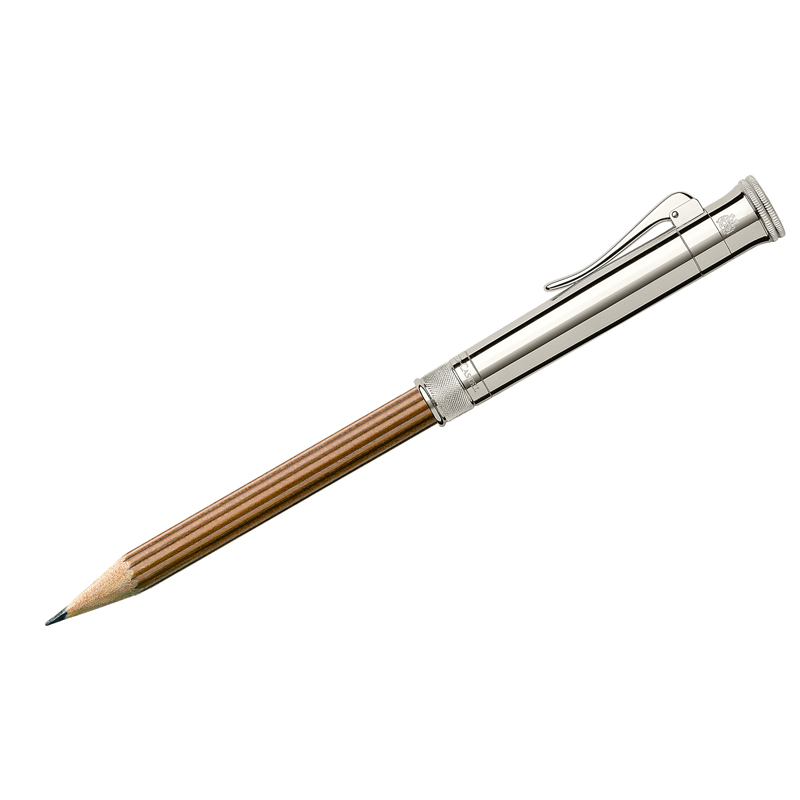 Карандаш Graf von Faber-Castell "Perfect Pencil Sterlingsilver", коричневый